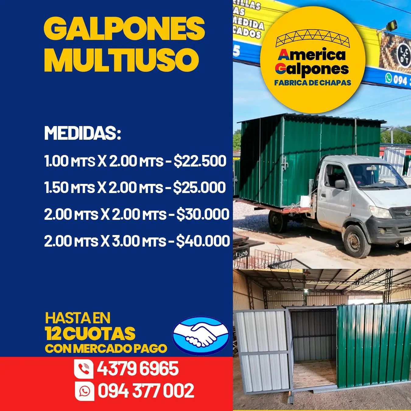 Promoción galpones
